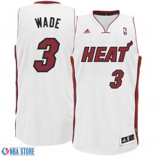 Dwyane Wade Miami Heat Revolution 30 White Swingman Jersey